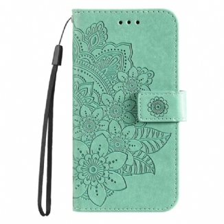 Housse Xiaomi Redmi 14C / Poco C75 Empreinte Mandala à Lanière