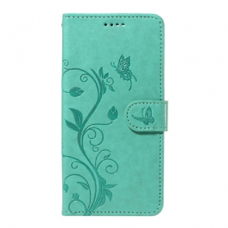 Housse Xiaomi Redmi 14C / Poco C75 Motif Floral à Lanière