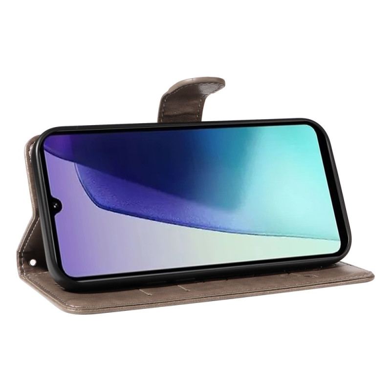 Housse Xiaomi Redmi 14C / Poco C75 Motif Floral à Lanière