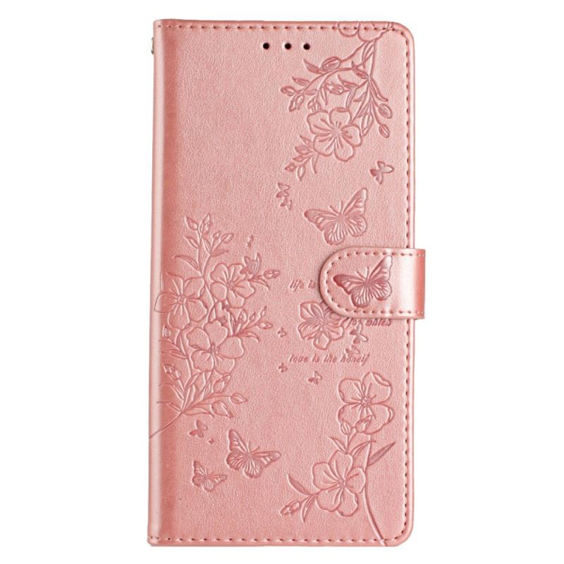 Housse Xiaomi Redmi 14C / Poco C75 Motif Papillon et Fleurs