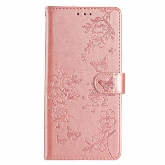 Housse Xiaomi Redmi 14C / Poco C75 Motif Papillon et Fleurs