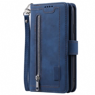 Housse Xiaomi Redmi 14C / Poco C75 Multifonctionnelle avec Lanière