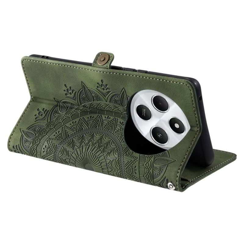 Housse Xiaomi Redmi 14C / Poco C75 Portefeuille Mandala