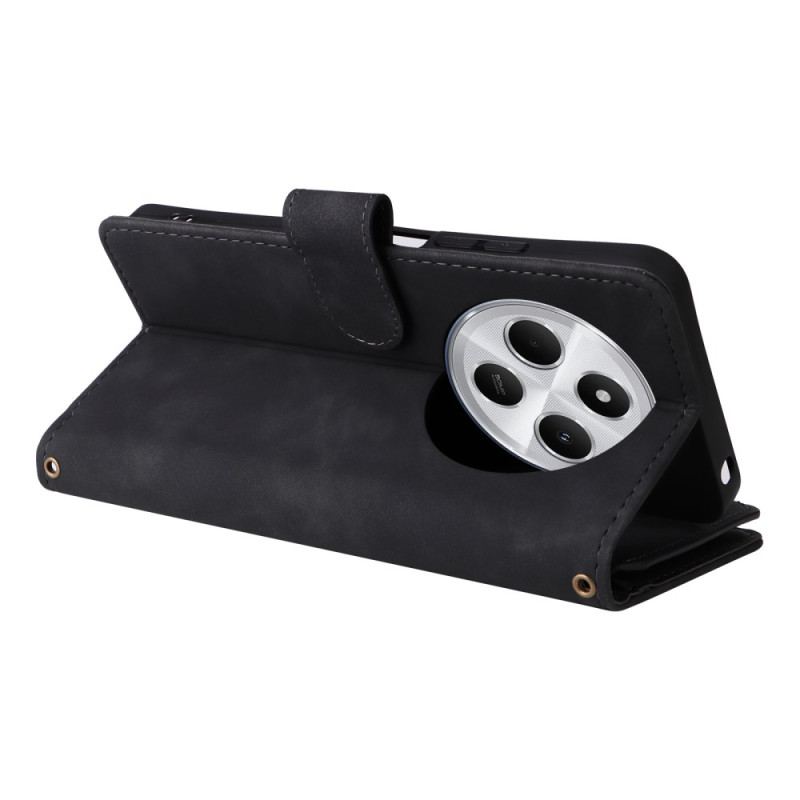 Housse Xiaomi Redmi 14C / Poco C75 Portefeuille Multifonctionnel