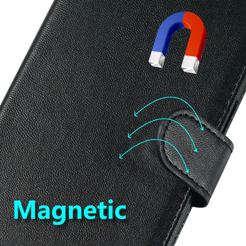 Housse Housse Xiaomi Redmi 14C / Poco C75 Roses Dorées Simili Cuir à Lanière