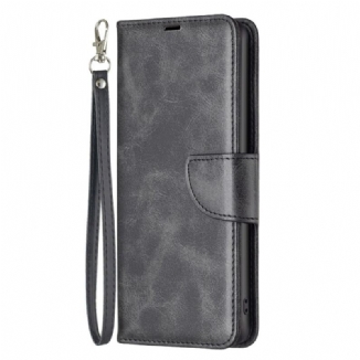 Housse Xiaomi Redmi 14C / Poco C75 Texture Lisse à Lanière