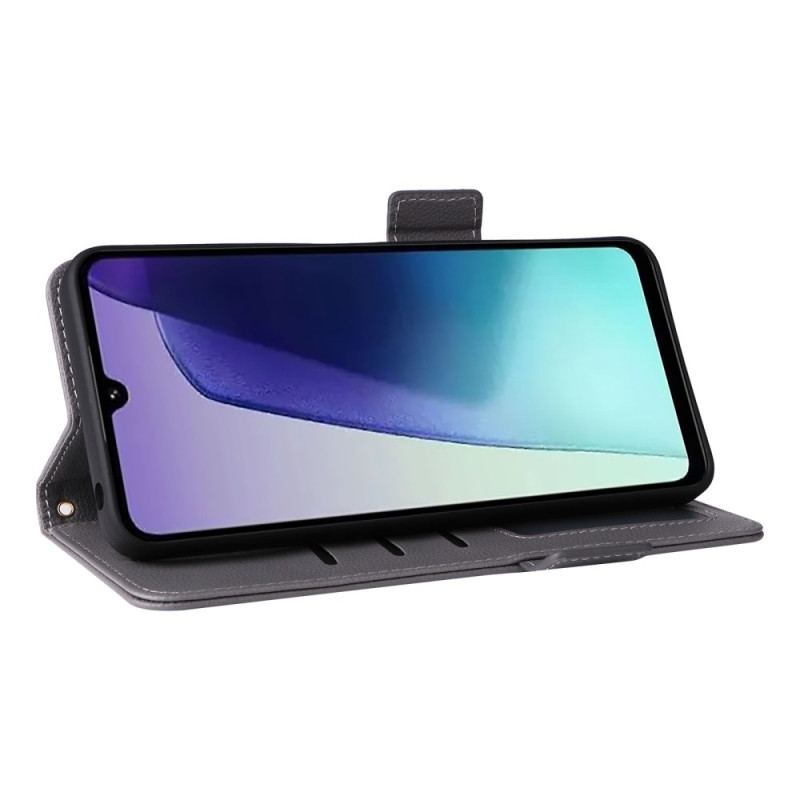 Housse Xiaomi Redmi 14C / Poco C75 Texture Litchi à Lanière