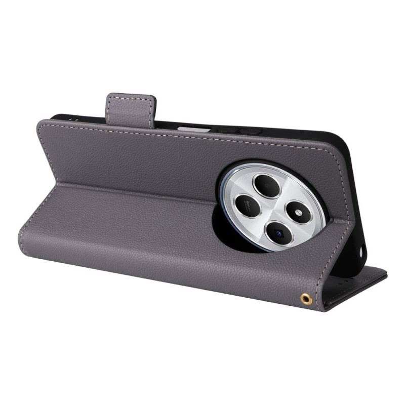 Housse Xiaomi Redmi 14C / Poco C75 Texture Litchi à Lanière