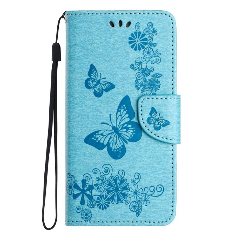 Housse Xiaomi Redmi 14C / Poco C75 Texturée Papillons