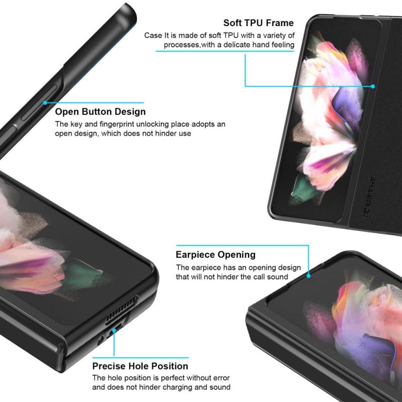 Coque Samsung Galaxy Z Fold 4 LC. IMEEKE Simili Cuir Doux