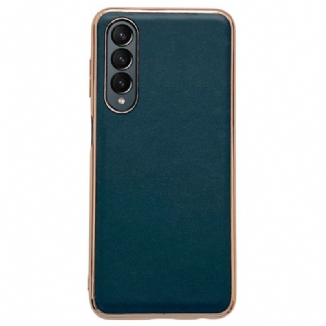 Coque Samsung Galaxy Z Fold 4 Simili Cuir Premium Uni