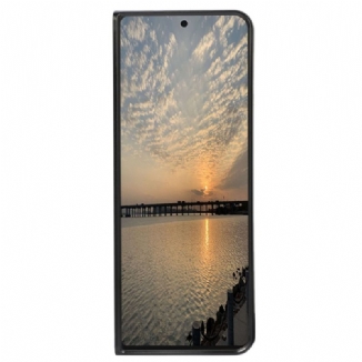Coque Samsung Galaxy Z Fold 4 Texture Cuir Enduit