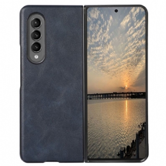Coque Samsung Galaxy Z Fold 4 Texture Simili Cuir Classique