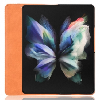 Flip Cover Samsung Galaxy Z Fold 4 Rétro Rangment à Stylet