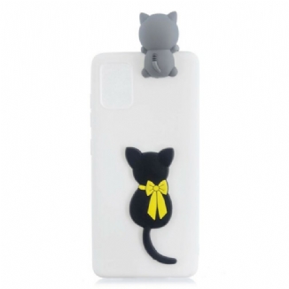 Coque Samsung Galaxy A41 Charmante Chatte 3D