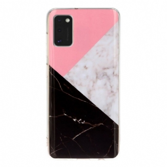 Coque Samsung Galaxy A41 Marbre Géométrie