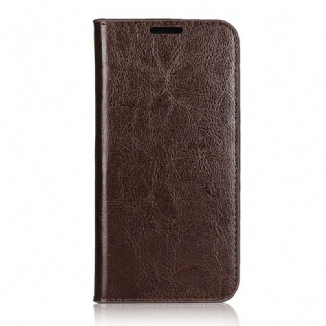 Flip Cover Samsung Galaxy A41 Cuir Véritable