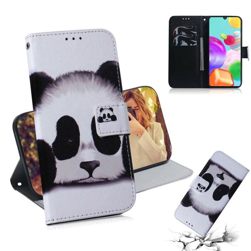 Housse Samsung Galaxy A41 Face de Panda
