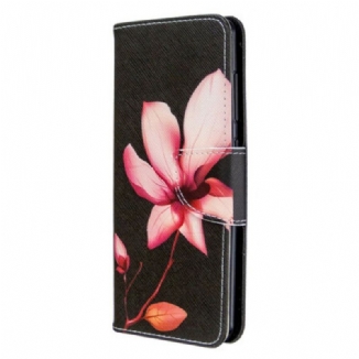 Housse Samsung Galaxy A41 Fleur Rose