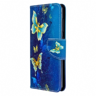 Housse Samsung Galaxy A41 Papillons Rois