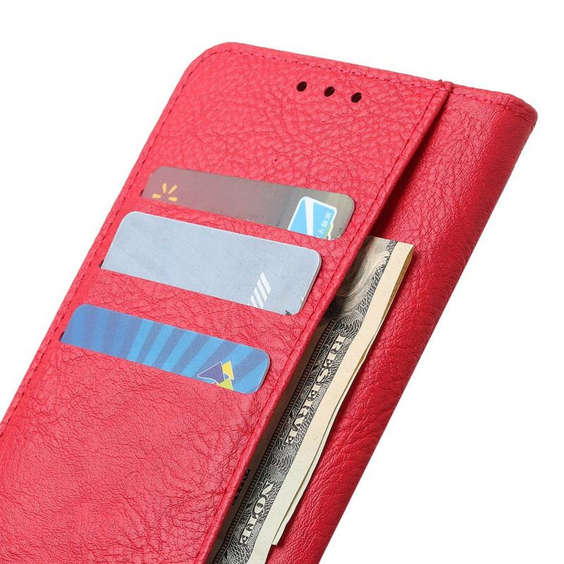 Housse Samsung Galaxy A41 Simili Cuir Litchi Simple