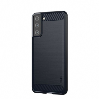 Coque Samsung Galaxy S21 5G Fibre Carbone Brossée MOFI
