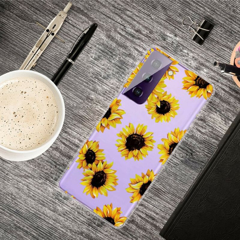 Coque Samsung Galaxy S21 5G Tournesols