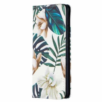 Flip Cover Samsung Galaxy S21 5G Feuilles