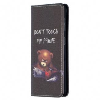 Flip Cover Samsung Galaxy S21 5G Ours Dangereux