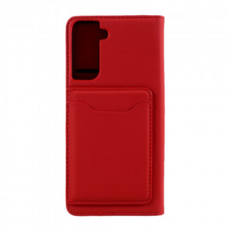 Flip Cover Samsung Galaxy S21 5G Porte-Carte Support