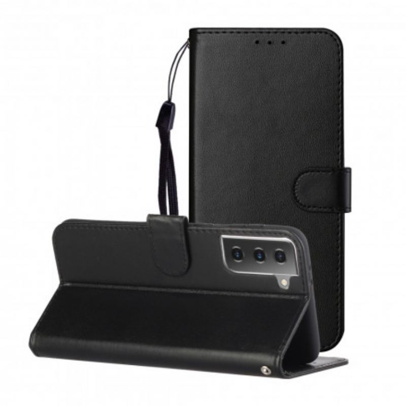 Housse Samsung Galaxy S21 5G Unique Design avec Lanière