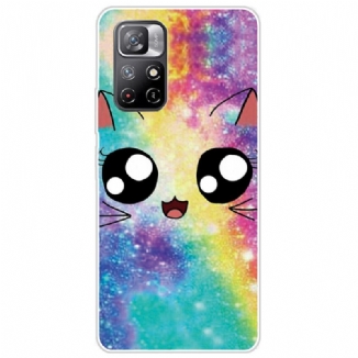 Coque Poco M4 Pro 5G Chat Cartoon