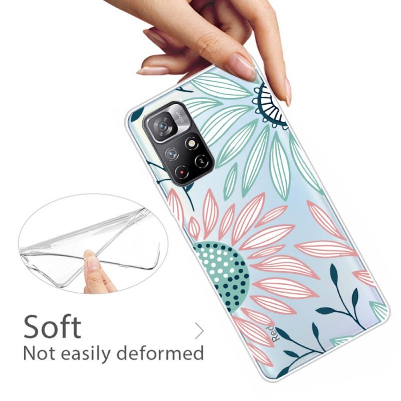 Coque Poco M4 Pro 5G Fleur Pure