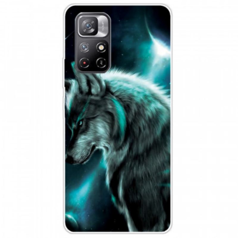 Coque Poco M4 Pro 5G Loup Royal