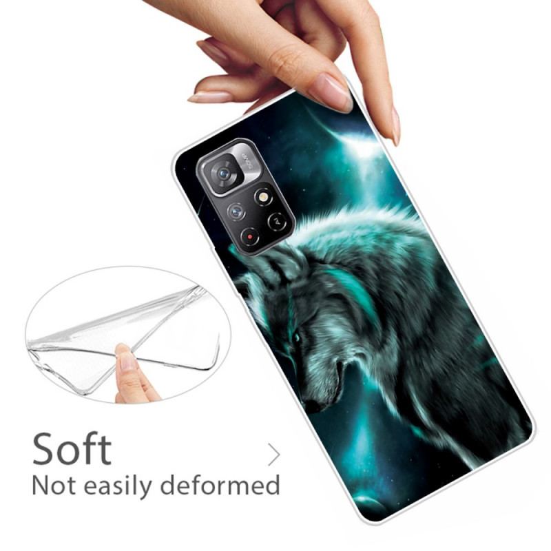 Coque Poco M4 Pro 5G Loup Royal
