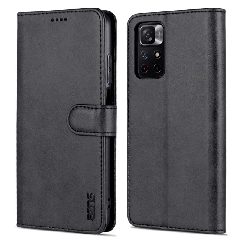 Housse Poco M4 Pro 5G AZNS Simili Cuir