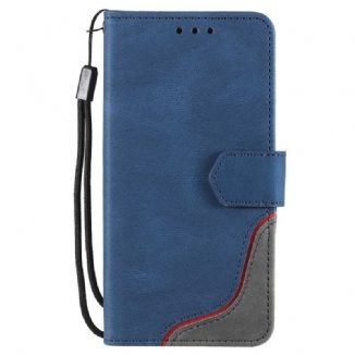 Housse Poco M4 Pro 5G Cuir Fendu Skin-Touch