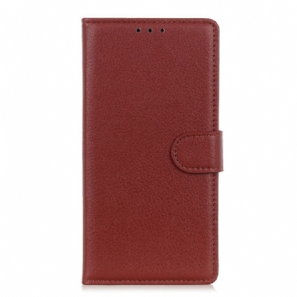 Housse Poco M4 Pro 5G Effet Cuir Litchi Premium
