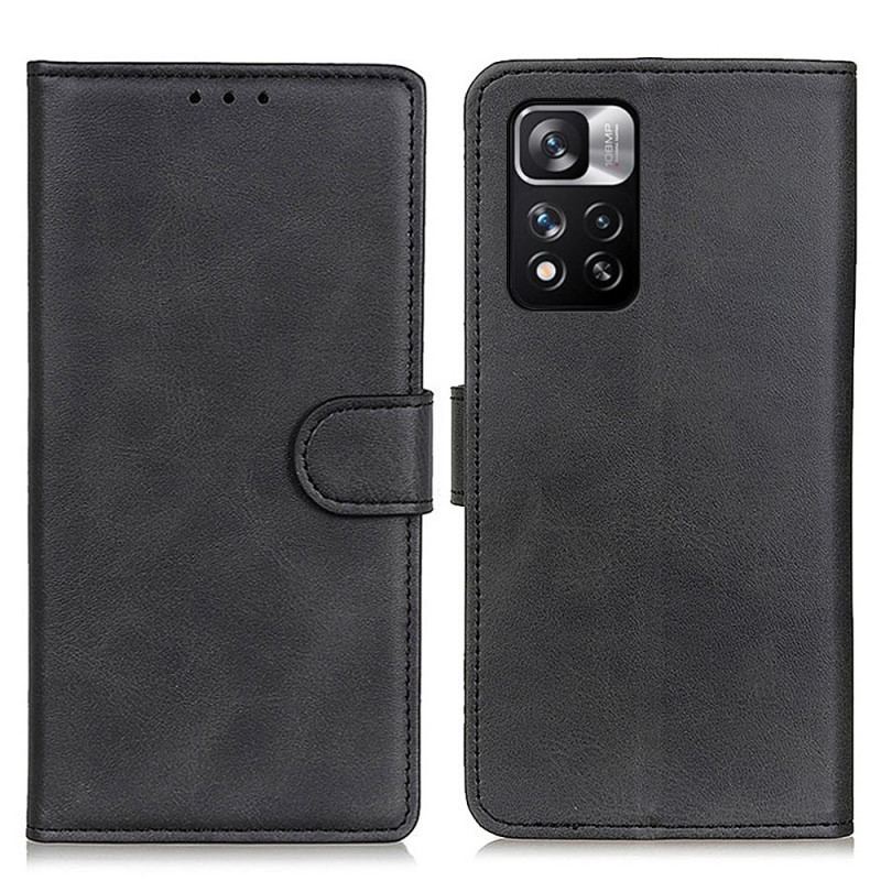 Housse Poco M4 Pro 5G Effet Cuir Mat