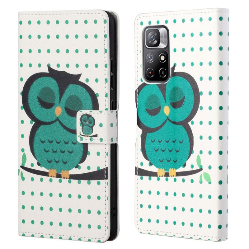 Housse Poco M4 Pro 5G Hibou Endormi