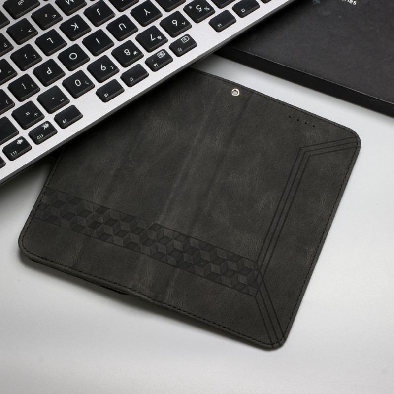 Housse Poco M4 Pro 5G Lignes et Texture Diamants