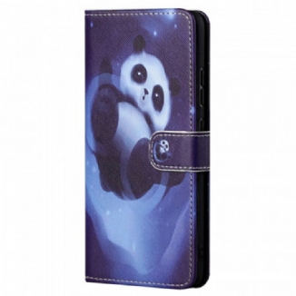 Housse Poco M4 Pro 5G Panda Space à Lanière