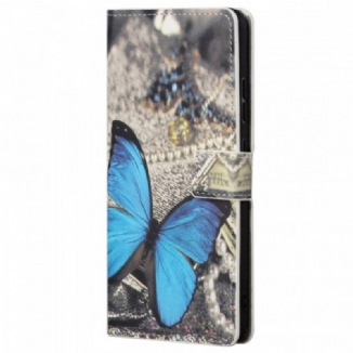 Housse Poco M4 Pro 5G Papillon Bleu