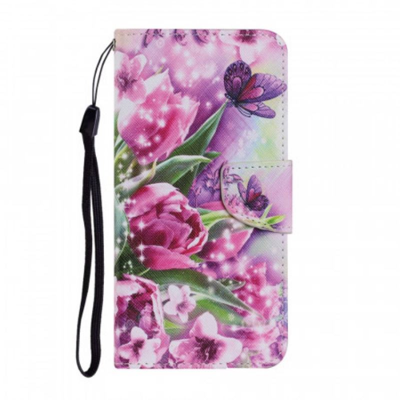 Housse Poco M4 Pro 5G Papillon et Lotus