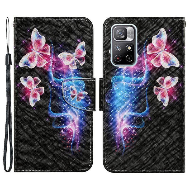 Housse Poco M4 Pro 5G Papillons Magiques