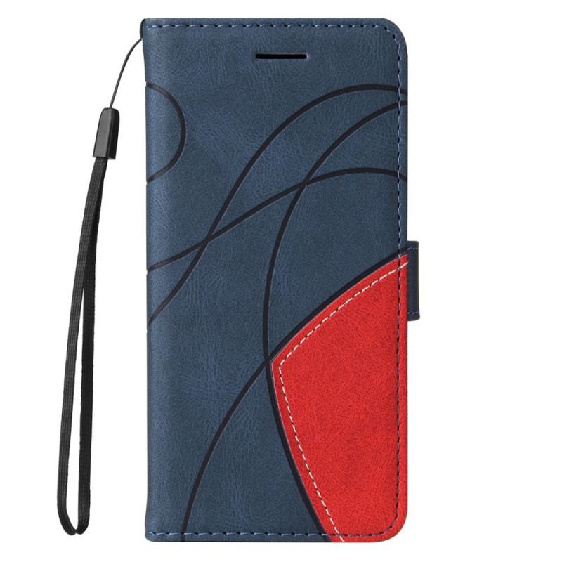Housse Poco M4 Pro 5G Simili Cuir Bicolore Signature