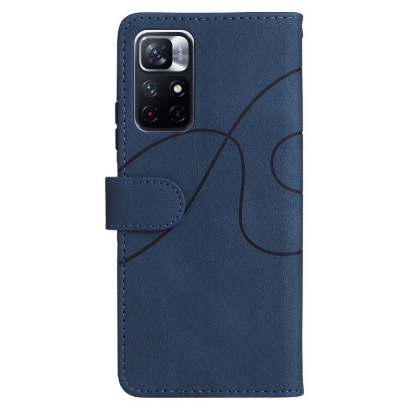 Housse Poco M4 Pro 5G Simili Cuir Bicolore Signature