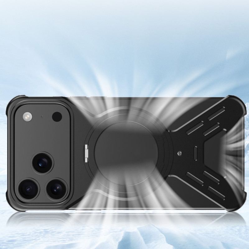 Coque Bumper iPhone 17 Pro MagSafe avec Support Rotatif