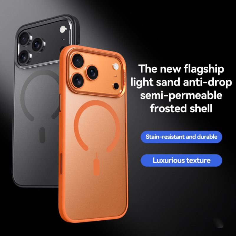 Coque iPhone 17 Pro Compatible MagSafe Semi-Transparente