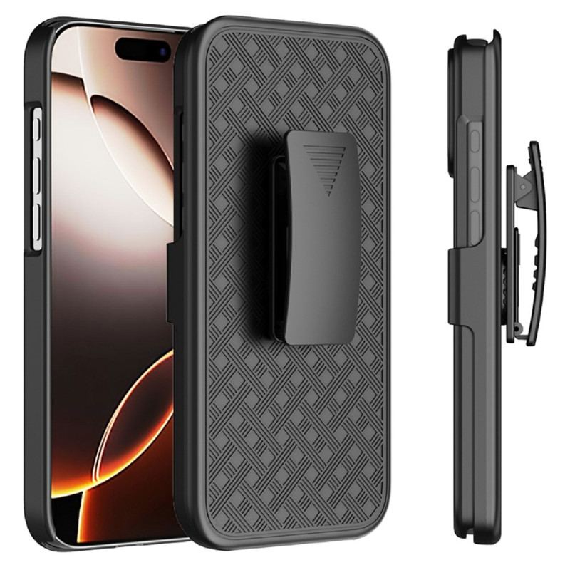 Coque iPhone 17 Pro Coulissante avec Support et Clip